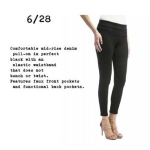 Liverpool Jeans Company Black Jeggings